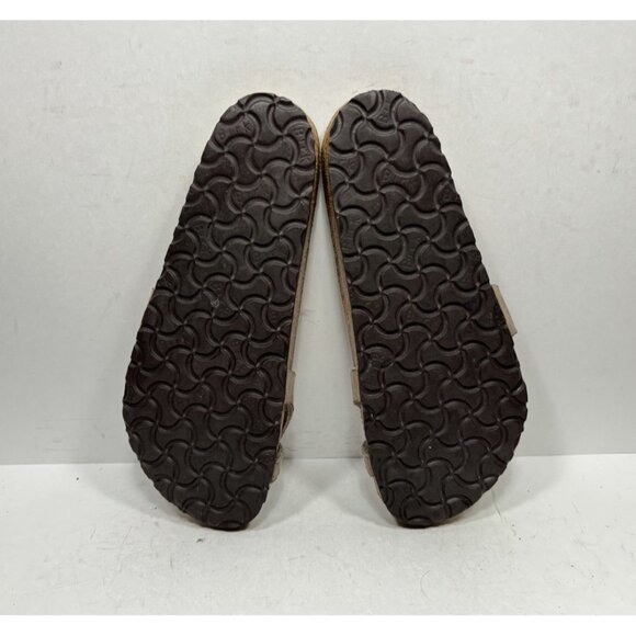 Birkenstock Piazza Sandal Women’s Size 7 / 38 Brown Tan Flip Flops Slides - Picture 6 of 7